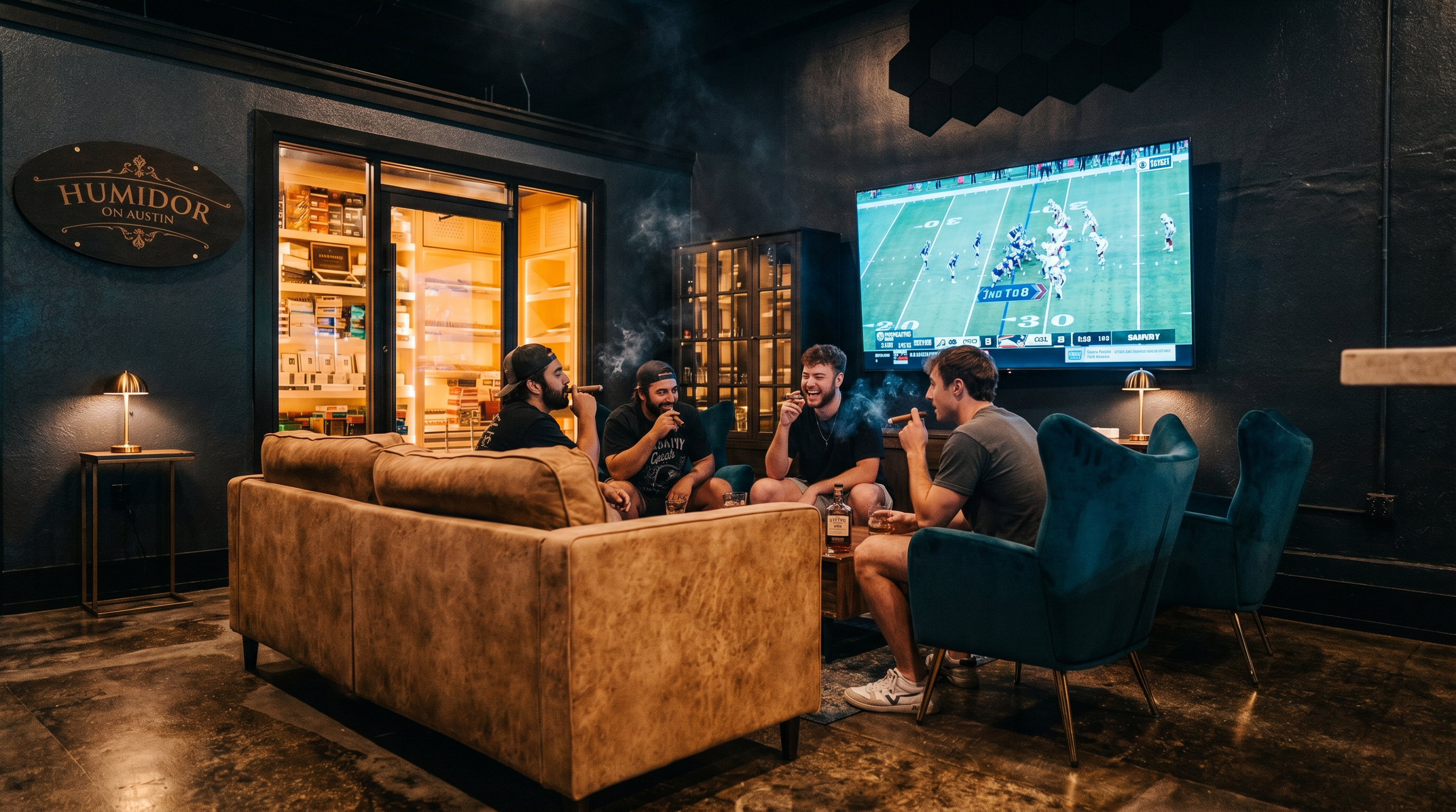 Walk-in humidor wall
