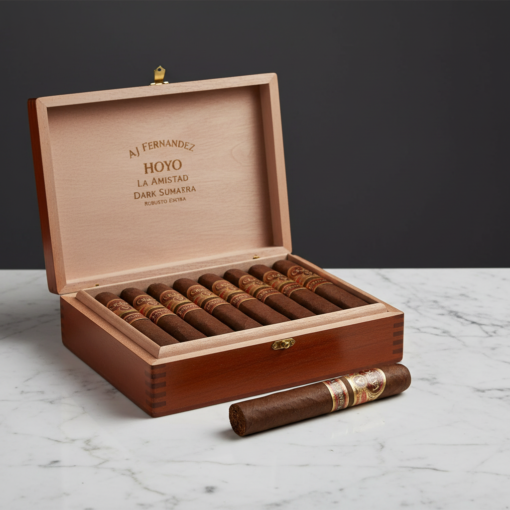 Aj Fernandez Hoyo La Amistad Dark Sumatra Robusto Extra