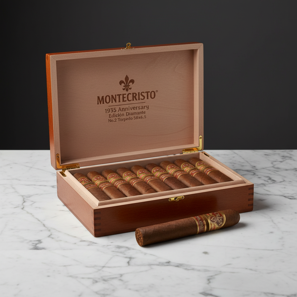 Montecristo 1935 Anniversary Edicion Diamante No.2 Torpedo 56x6.5