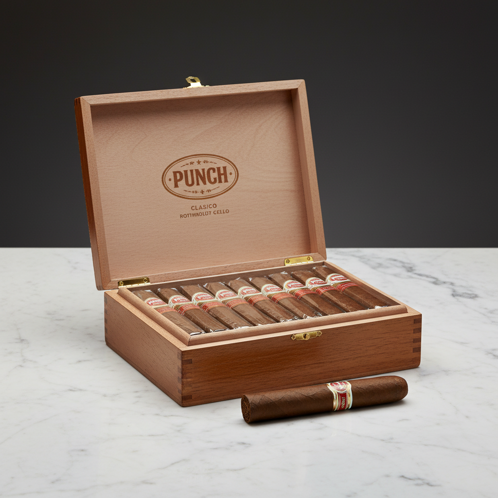 Punch Clasico Maduro Rothschild Cello 4 1\2x50