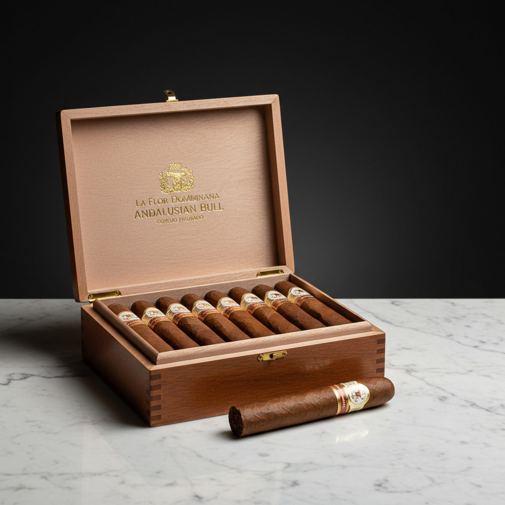 La Flor Dominicana Andalusian Bull Corojo Figurado